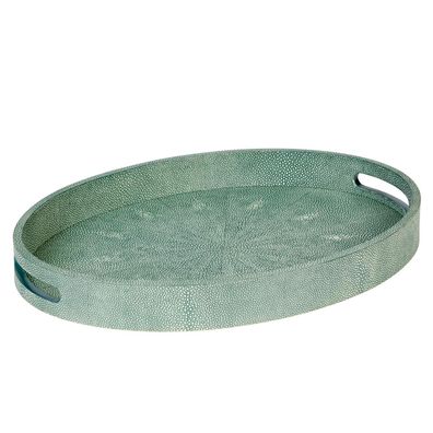 Lambert NinonTablett 48x34x6 cm jade, Rochenimitat 63188