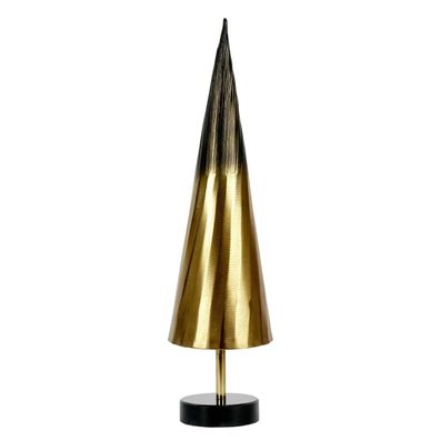 Lambert Conifero Deko-Baum, Alum. Granit, gold H53 D14 cm 46209