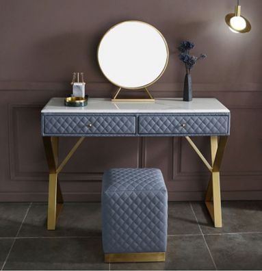 Schmink Tische Konsolen Tisch Schlaf Zimmer Holz Spiegel + Kommode Side Board