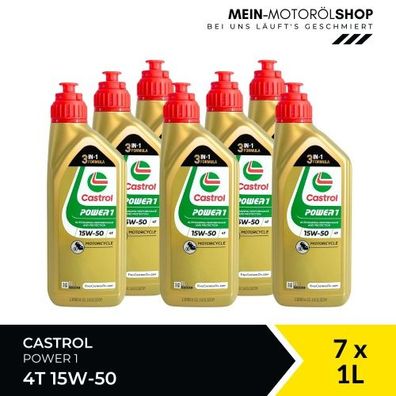 Castrol Power 1 4T 15W-50 7x1 Liter