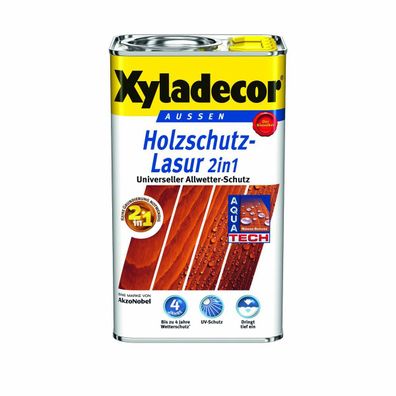 Xyladecor Holzschutzlasur 2in1 für Aussen Farbe : 201 - farblos 750ml