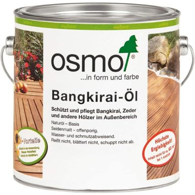 Osmo Bangkirai Öl dunkel für zahlreiche Edel und Nadelhölzer 750ml