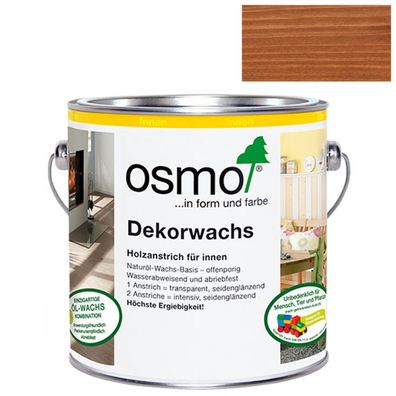 Osmo Dekorwachs transparent Mahagoni für den Innenbereich 750ml