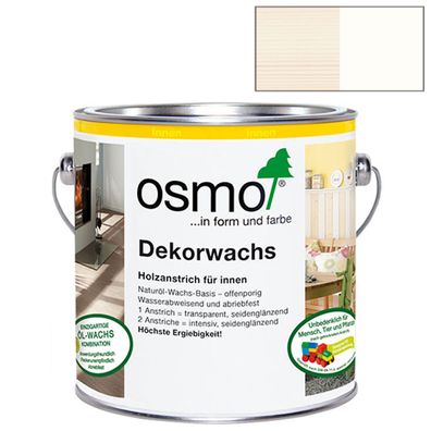 Osmo Dekorwachs transparent Creativ Schnee für den Innenbereich 750ml