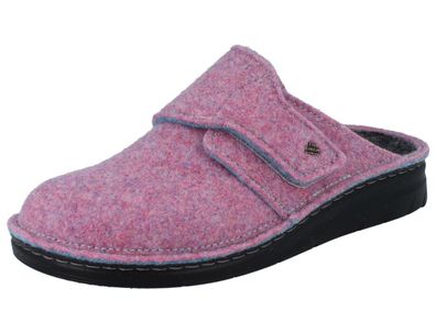 FINN Comfort Zams Damenhausschuhe Clogs rosa barbarella DoubleFilz