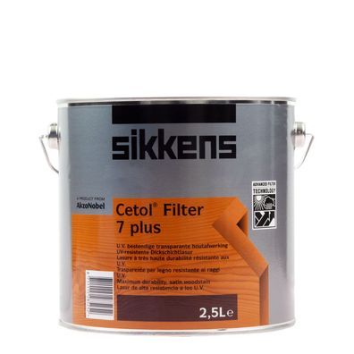 Sikkens Cetol Filter 7 Plus Dickschicht Holzlasur Nussbaum 2500ml