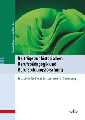 Beiträge zur historischen Berufspädagogik und Berufsbildungsforschung, Sand