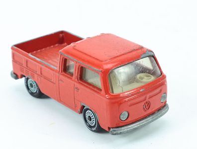 Siku 1331 Modellauto PKW VW Bus Bully T2 Doka Pritsche 302 0211 0216 rot