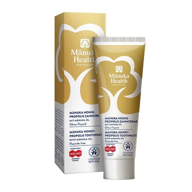 Manuka Honig MGO 400+ Propolis Zahncreme, ohne Fluorid