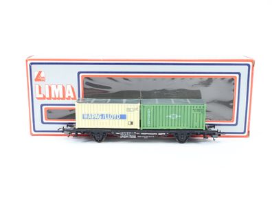 Lima H0 302850 Güterwagen Containerwagen "HAPAG/LLOYD" Incotrans 042 9 032-4 FS