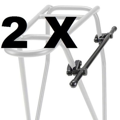 Rixen&Kaul Klickfix Xtra Rail Fix 2er Set nachrüstbare Gepäckträgerstrebe für Taschen