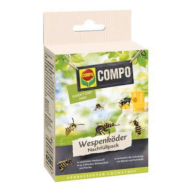 COMPO Wespen-Falle Nachfüllpack, 2 Stück