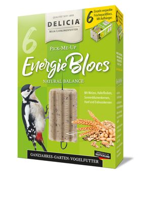 DELICIA® Pick-Me-Up Energieblocs, 6 Stück