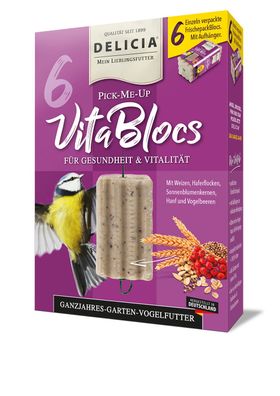 DELICIA® Pick-Me-Up Vitablocs, 6 Stück