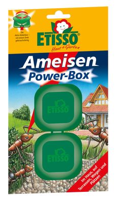 FRUNOL DELICIA® Etisso® Ameisen Power-Box (Köderbox), 2 Stück