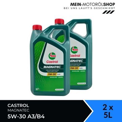 Castrol Magnatec 5W-30 A3/B4 2x5 Liter