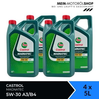 Castrol Magnatec 5W-30 A3/B4 4x5 Liter