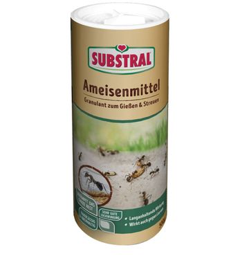 SUBSTRAL® Ameisenmittel Granulat zum Giessen und Streuen, 500 g