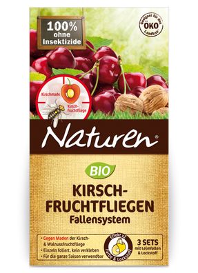 SUBSTRAL® Naturen® Kirsch- & Wallnussfruchtfliegen Fallensystem BIO, 3 Stück