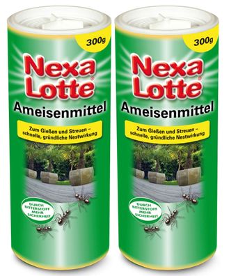 2 x NEXA LOTTE® Ameisenmittel, 300 g