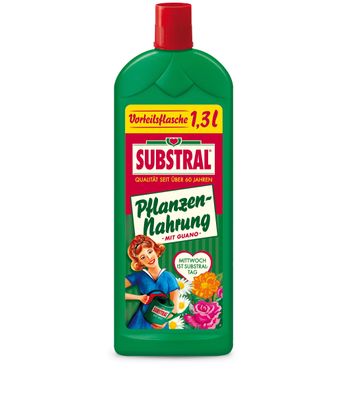 SUBSTRAL® Pflanzen-Nahrung mit Guano, 1,3 Liter