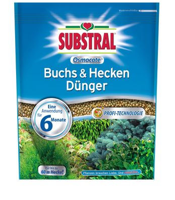 SUBSTRAL® Osmocote Buchs & Hecken Dünger, 1,5 kg