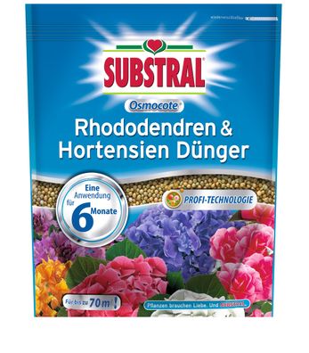 SUBSTRAL® Osmocote Rhododendren & Hortensien Dünger, 1,5 kg