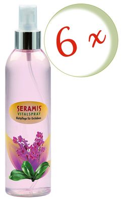 6 x SERAMIS® Vitalspray Blattpflege für Orchideen, 250 ml