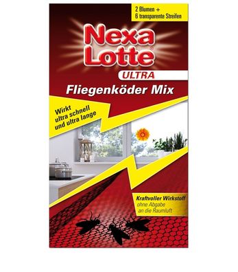 NEXA LOTTE® Ultra Fliegenköder-Mix, 2 + 6 Stück