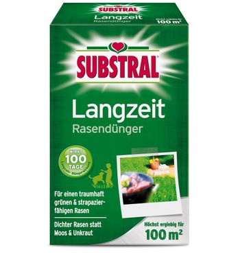 SUBSTRAL® Langzeit Rasendünger, 2 kg