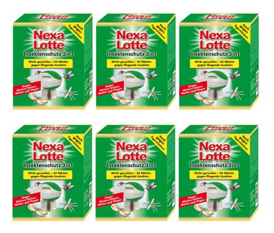 6 x NEXA LOTTE® Insekten-Stecker 3in1, 1 Set