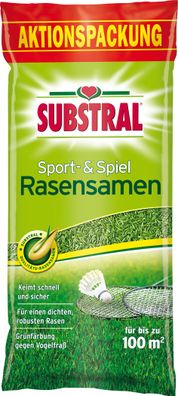 SUBSTRAL® Rasensamen Sport & Spiel, 2 kg