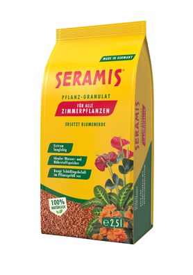 SERAMIS® Pflanz-Granulat für Zimmerpflanzen, 2,5 Liter