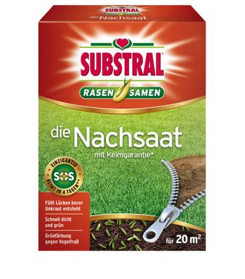 SUBSTRAL® Die Nachsaat Rasensamen, 400 g