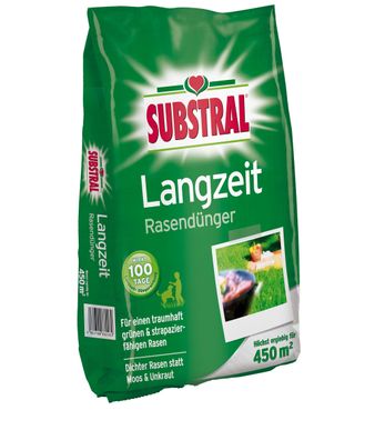 SUBSTRAL® Langzeit Rasendünger, 9 kg