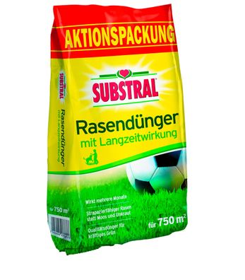 SUBSTRAL® Rasen-Dünger mit Langzeitwirkung, 15 kg