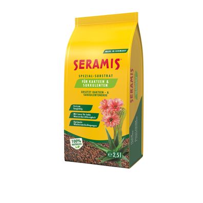 SERAMIS® Spezial-Substrat für Kakteen und Sukkulenten, 2,5 Liter