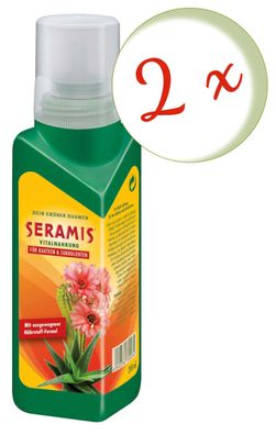 2 x SERAMIS® Vitalnahrung für Kakteen und Sukkulenten, 200 ml