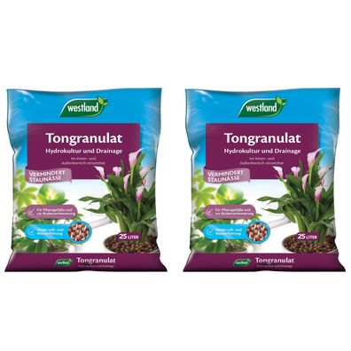 2 x WESTLAND® Tongranulat, 25 Liter