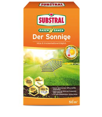 SUBSTRAL® Der Sonnige Rasensamen, 1,25 kg