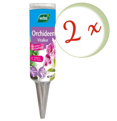 2 x WESTLAND® Orchideen Vitalkur, 40 ml