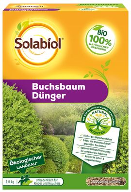 SOLABIOL® Buchsbaum Dünger, 1,5 kg