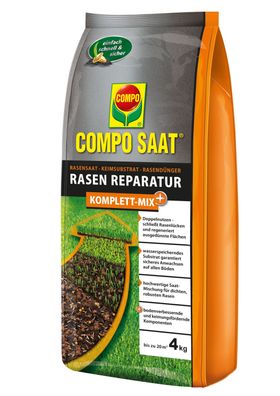 COMPO SAAT® Rasen-Reparatur Komplett Mix+, 4 kg