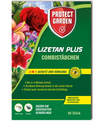 Protect GARDEN® Lizetan® Plus Combistäbchen, 40 Stück