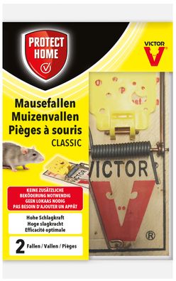 Protect HOME® Mausefallen Classic, 2 Stück