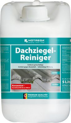 HOTREGA® Dachziegel-Reiniger, 5 Liter Kanister