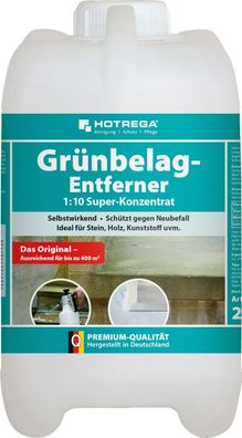 HOTREGA® Grünbelag-Entferner "Maxi-Pack", 2 Liter Kanister