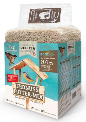 FRUNOL DELICIA® Delicia® Erdnuss FutterMix, 3 kg