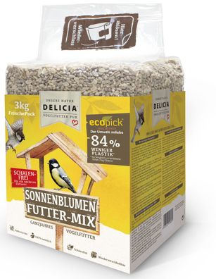 DELICIA® Sonnenblumen FutterMIx, 3 kg