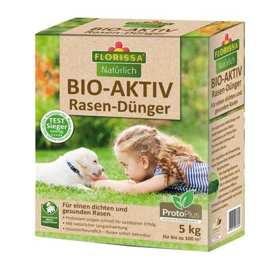 Florissa Bio Aktiv Rasendünger Proto Plus, 5 kg